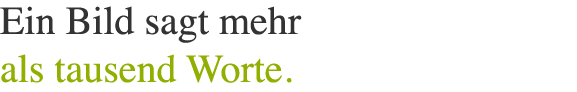 Referenzen - Ein Bild sagt mehr als tausend Worte