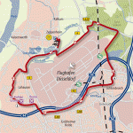 Düsseldorfer Wanderroute für den Droste Verlag