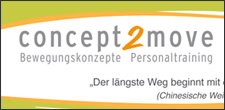 Anzeige für Concept2move